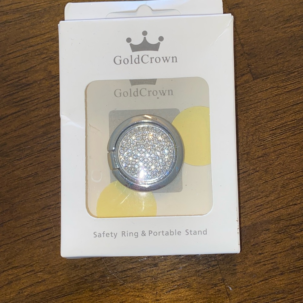 Diamond Phone Holder - Safety Ring & Portable Stand for Phone